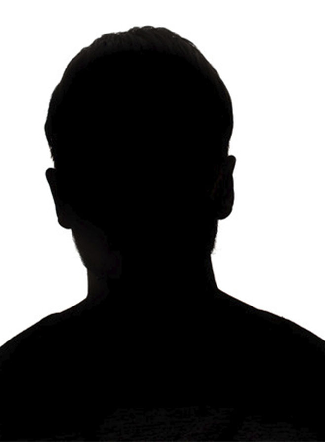 29946904 retrato blanco y negro silueta de hombre desconocido